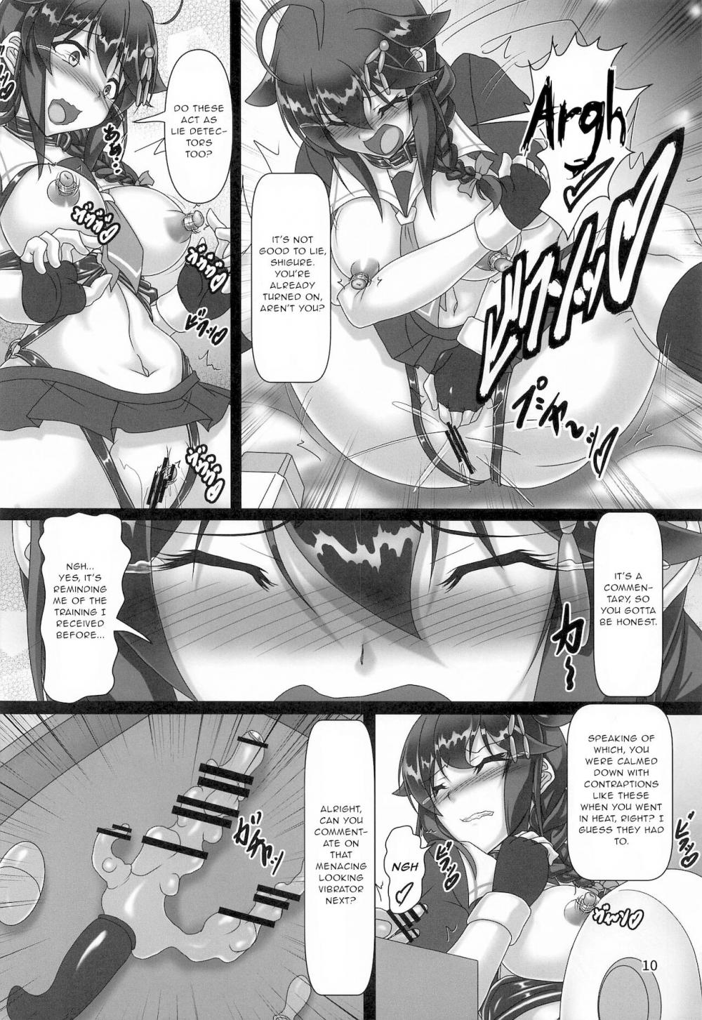 Hentai Manga Comic-Shigure Kikaishiki Jinmon 3 - Boku no Zecchou Kigu Jikkyou-Read-9